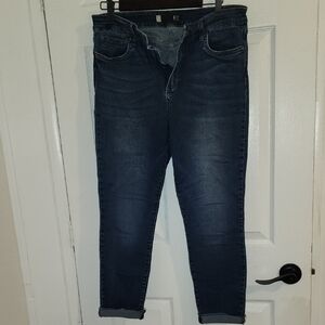 Kut from the Kloth Dark Blue Ankle Jeans